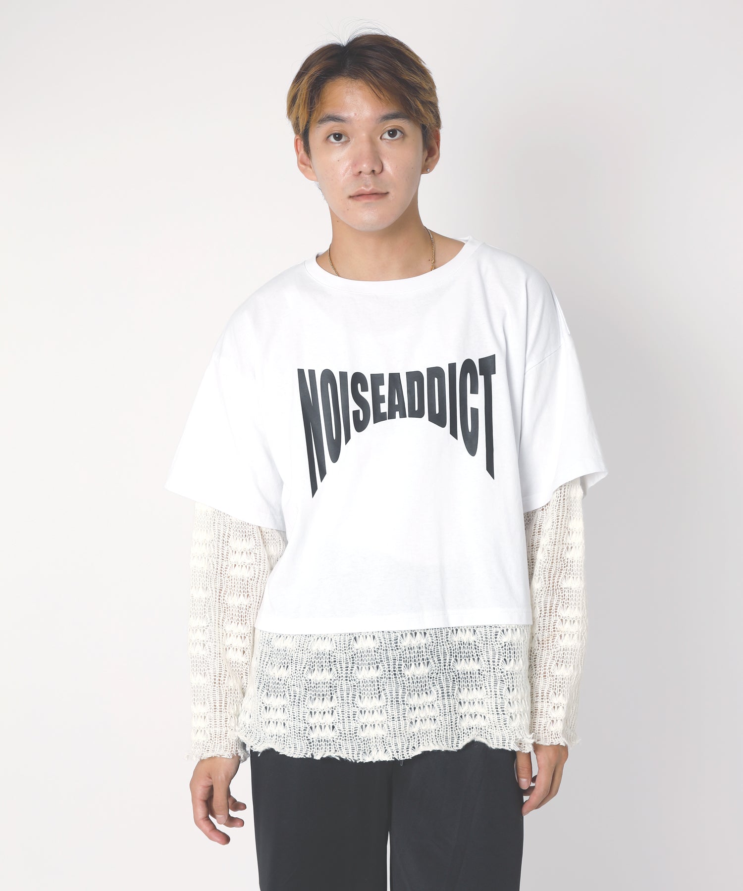 Docking Mesh Knit T-shirt
