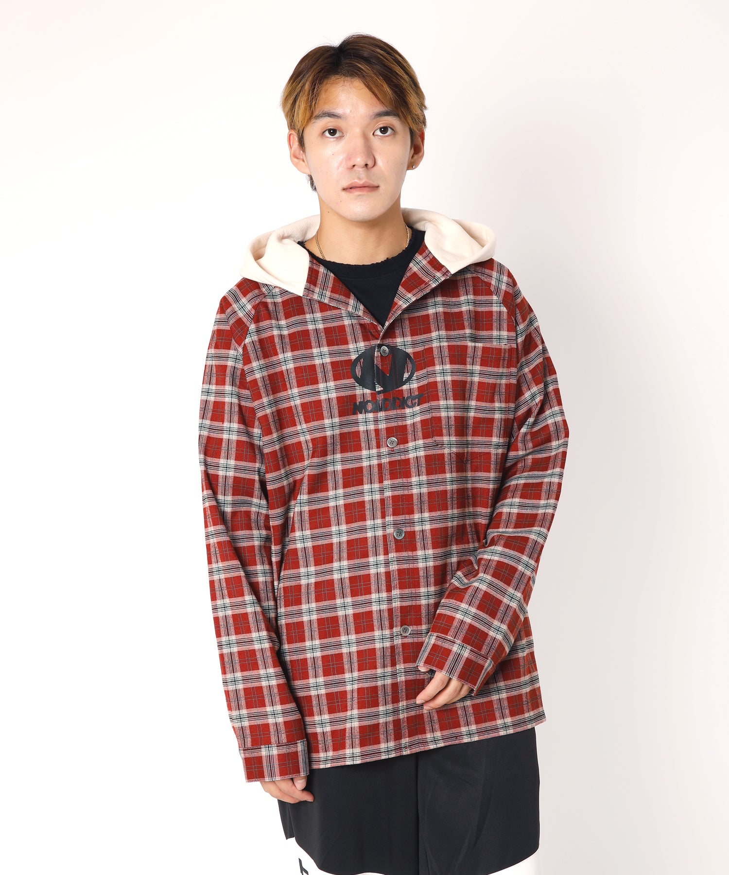 Hooded Flannel Shirt