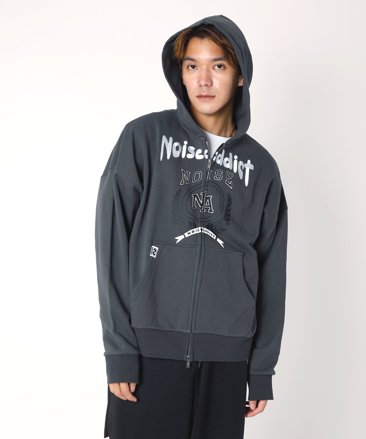 College Style Zip Hoodie