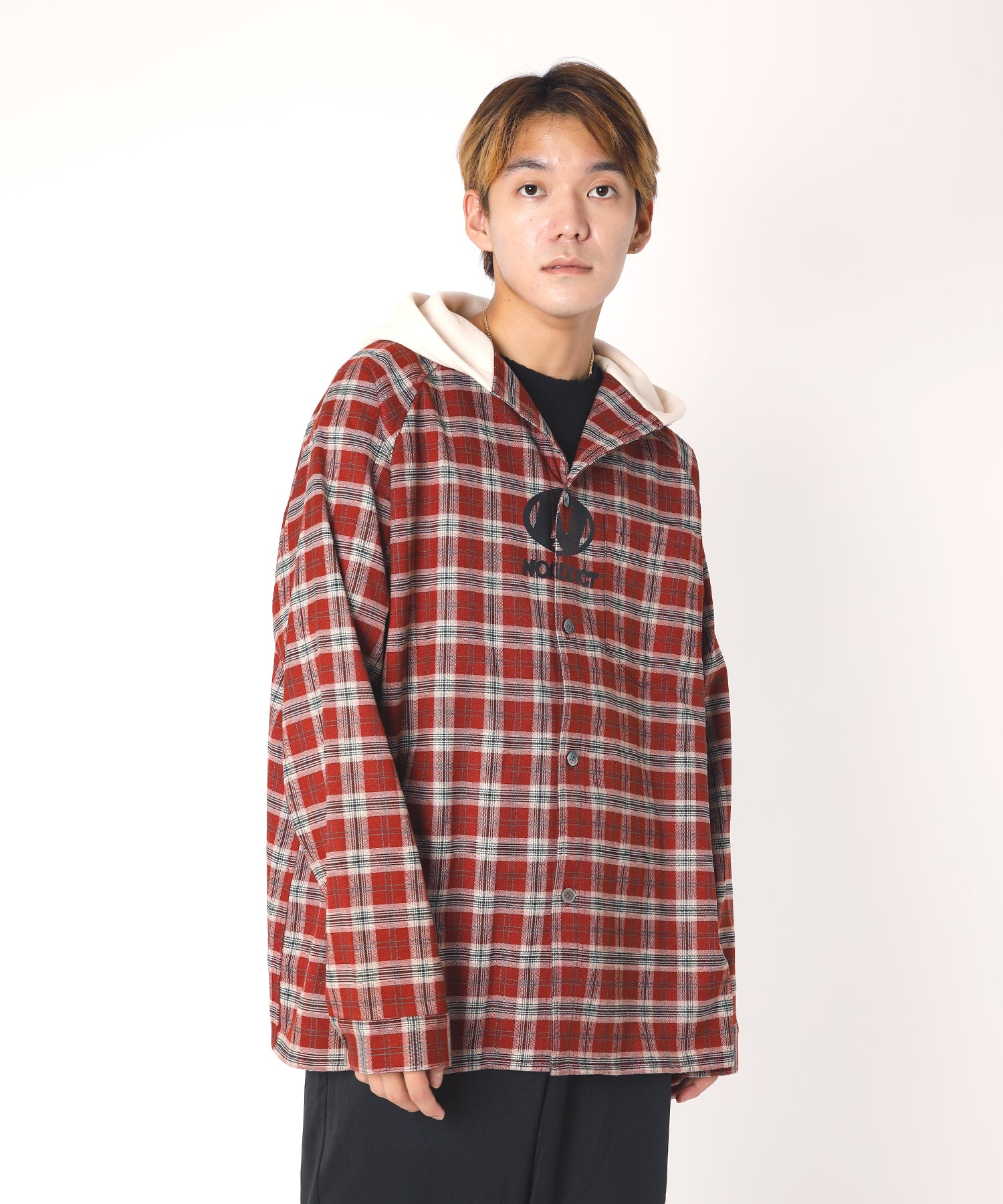 Hooded Flannel Shirt