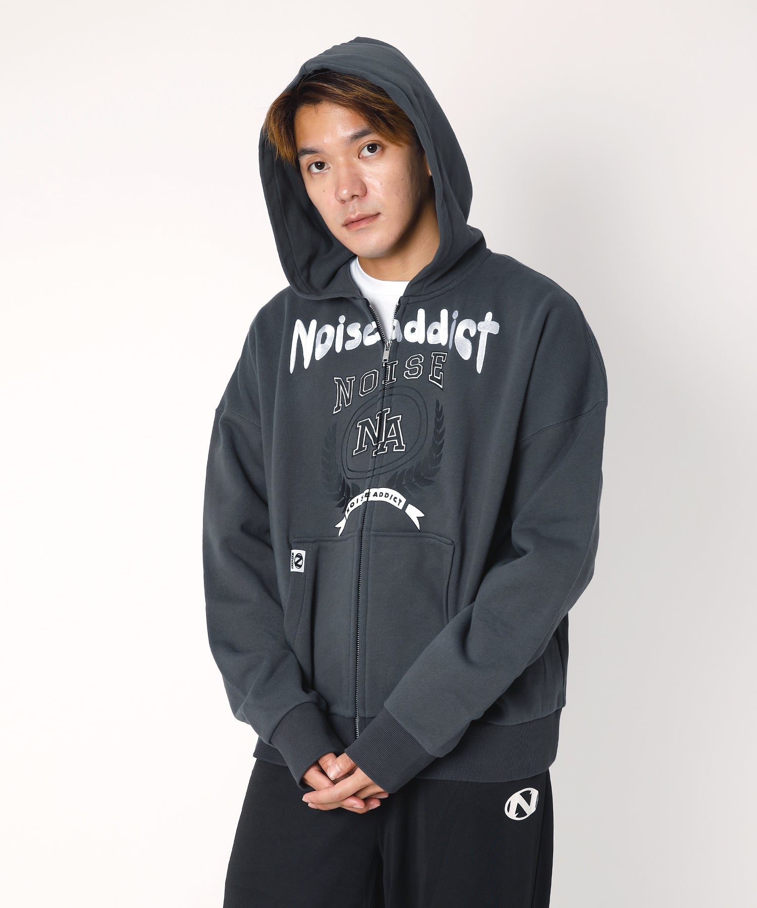 College Style Zip Hoodie