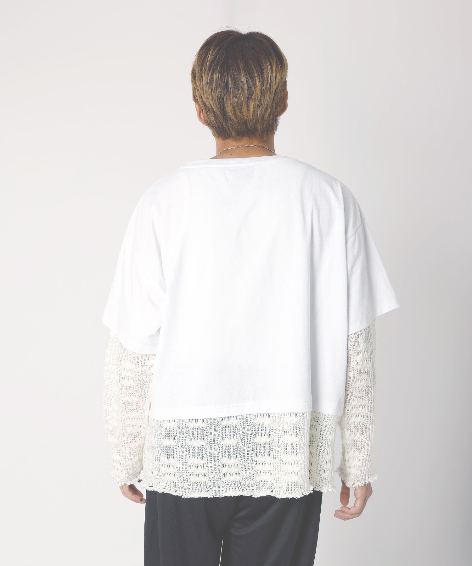 Docking Mesh Knit T-shirt