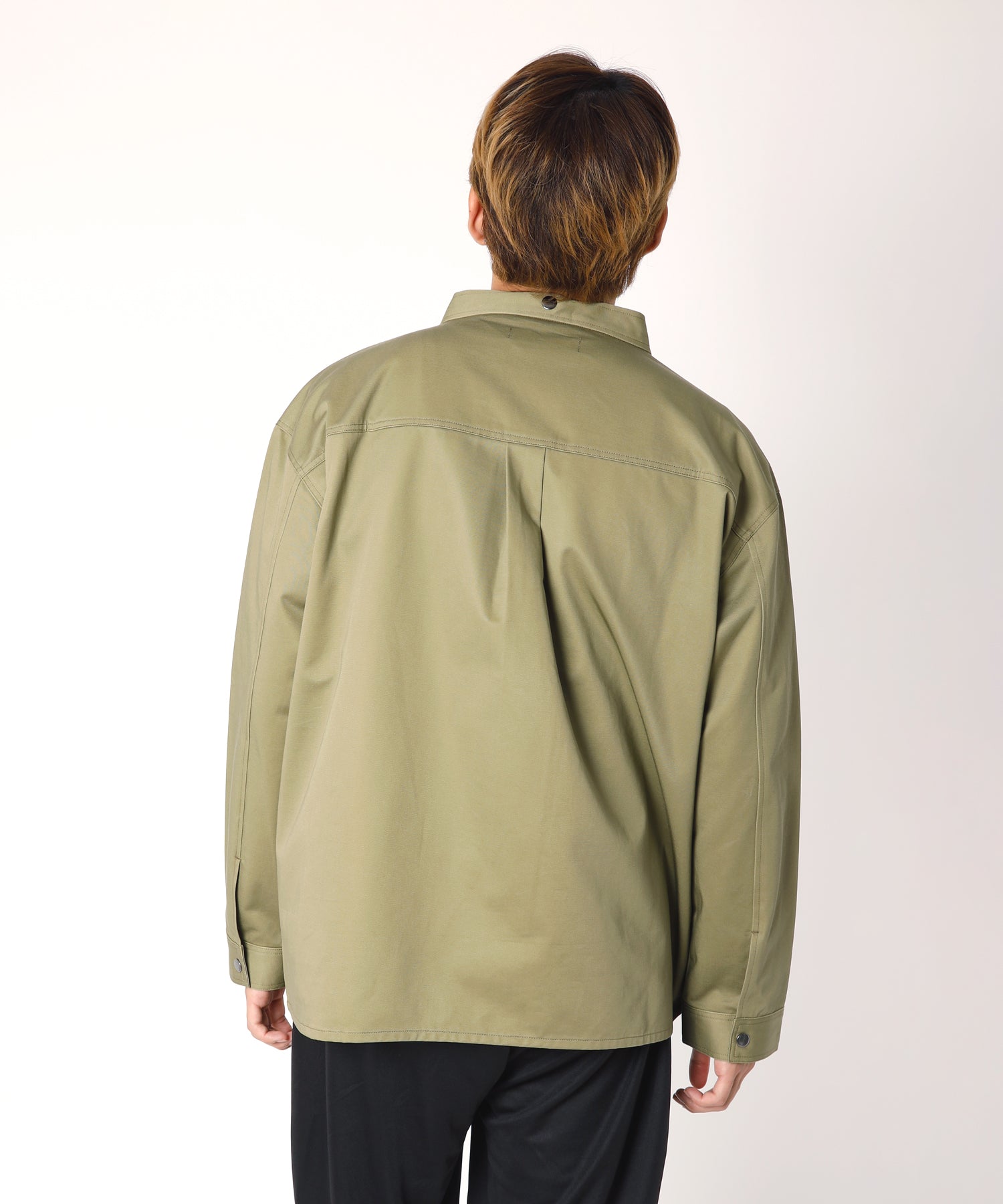 Dot Botton Shirt Cardigan