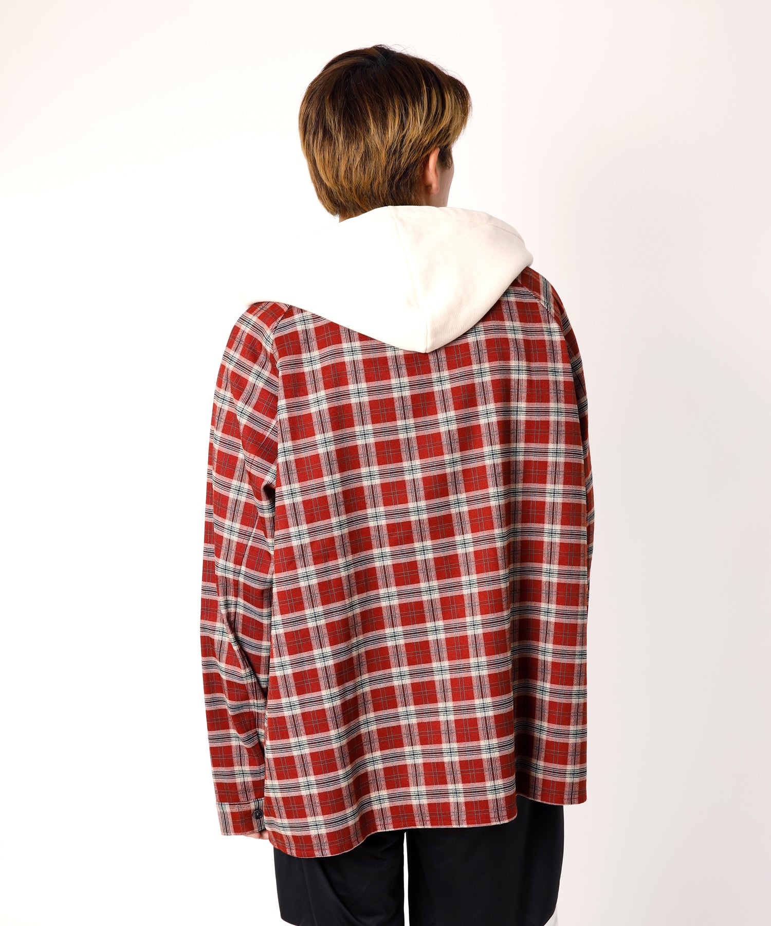 Hooded Flannel Shirt
